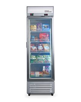 Premium Levella - 11.6 cu. ft. Single Door Display - Stainless Steel