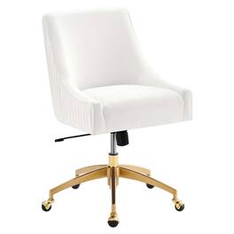 Discern Performance Velvet Office Chair by Modway - White