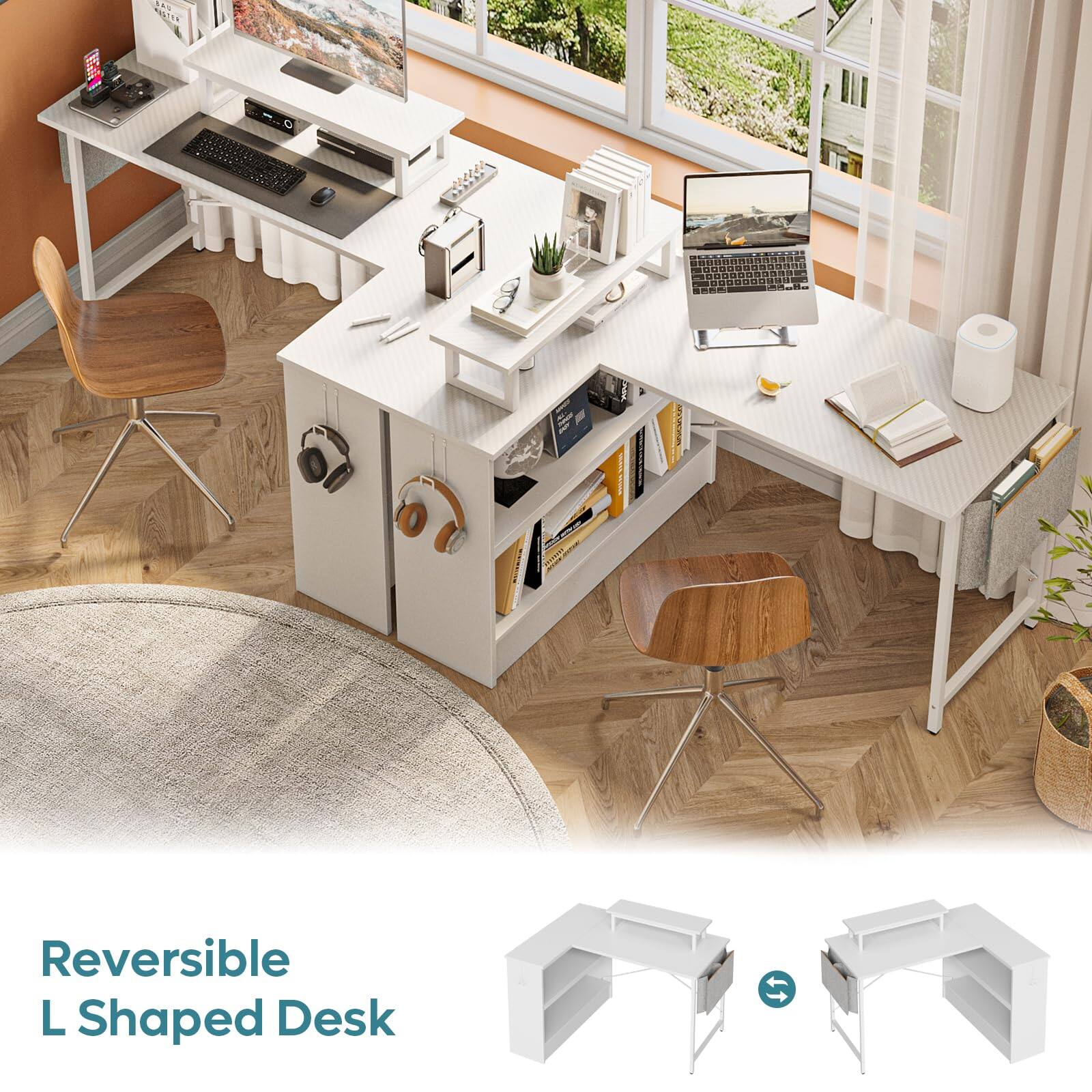 Reversible L Shaped Desk