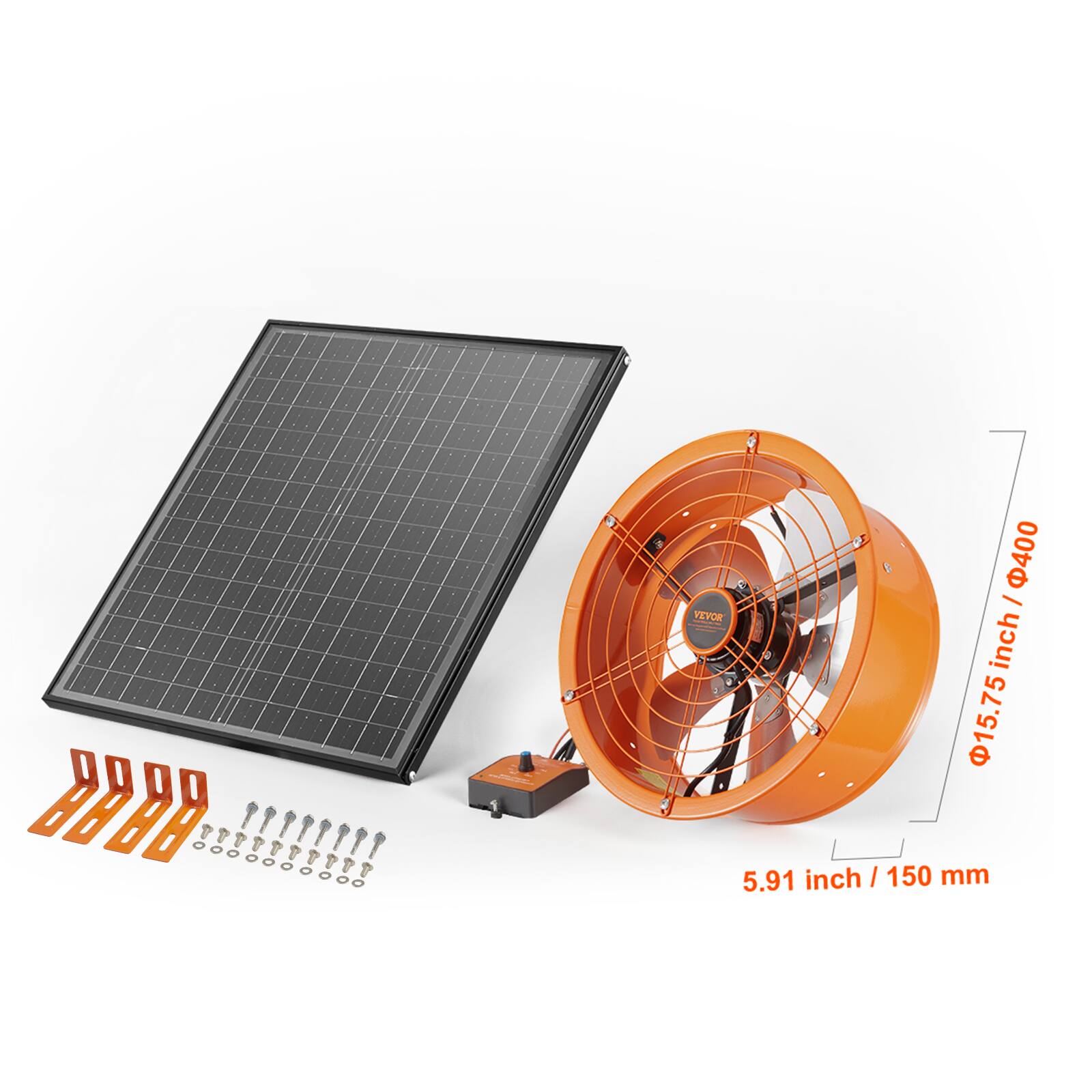 B80 ...000000 T 400 I VEVOR  
75 15.75 5.91 inch / 150 I 150 mm  
5.91 inch / 150 mm  
Ø15.75 inch / Ø400 mm