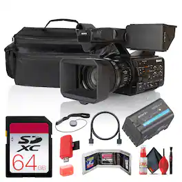 Sony - PXW-Z300 XDCAM Camcorder + BP-U35 Battery + 64GB Card + Large Case + More