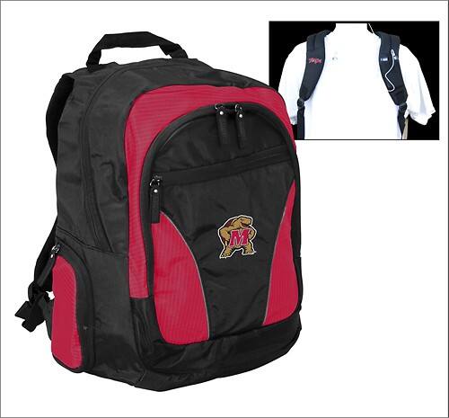 Front Standard. Logo Chairs - Maryland Backpack Laptop Case.