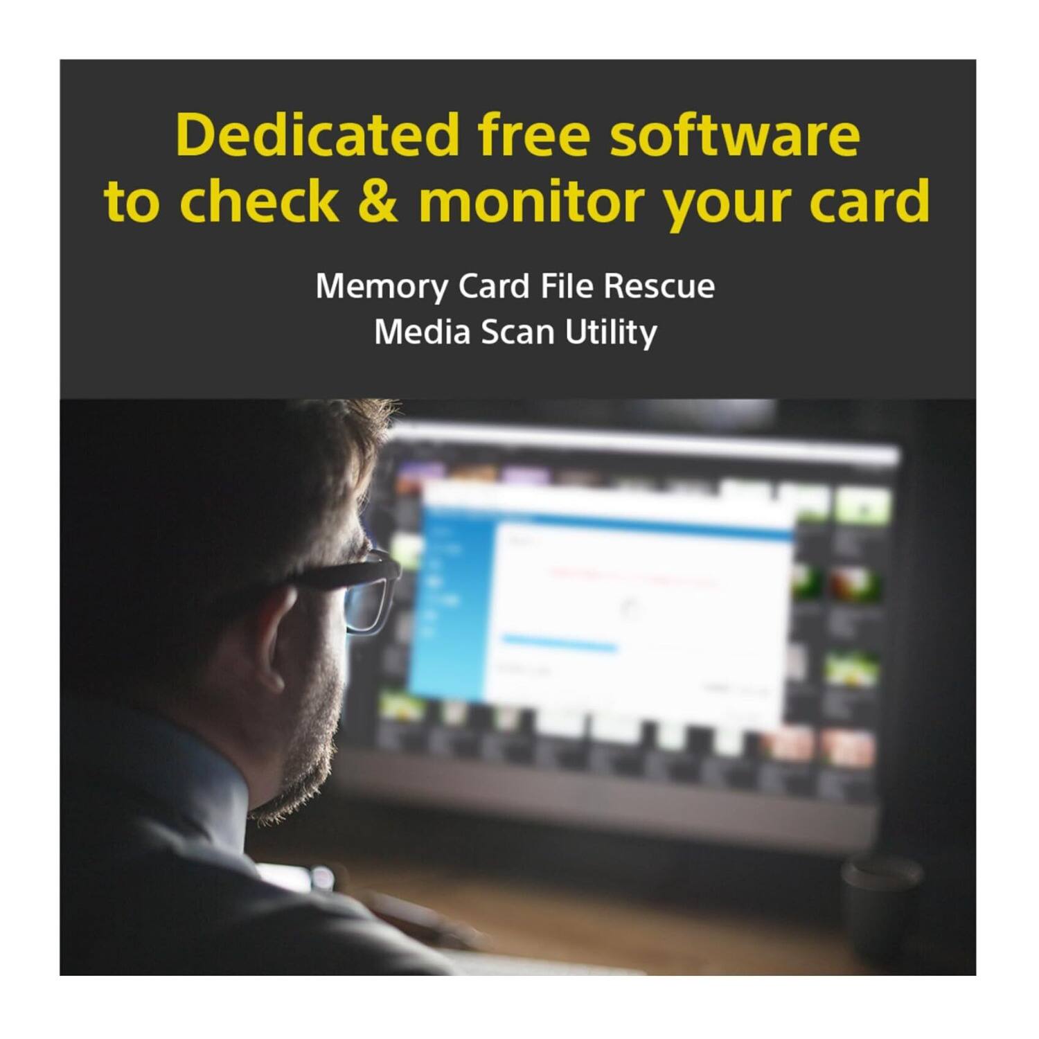 Dedicated free software to check & monitor your card

Memory Card File Rescue Media Scan Utility