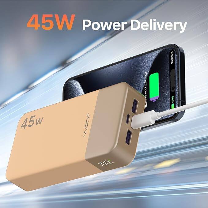 45W Power Delivery Charging Current power 86% 96% 45w