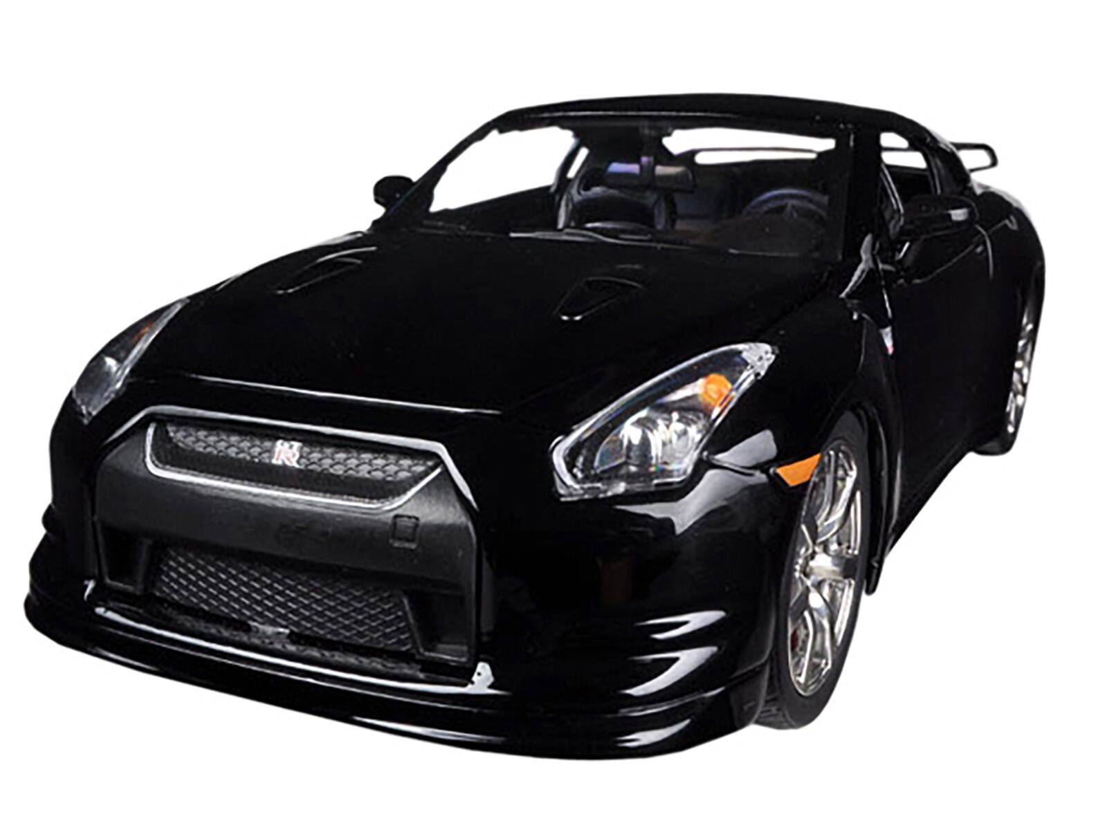 Alt View 1. Jada - 2009 Nissan GT-R R35 Black 1/24 Diecast Car Model by Jada.