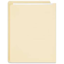 Staples - End Tab File Folder, Straight Cut, Letter Size, 100/Box (ST62570) - Manila