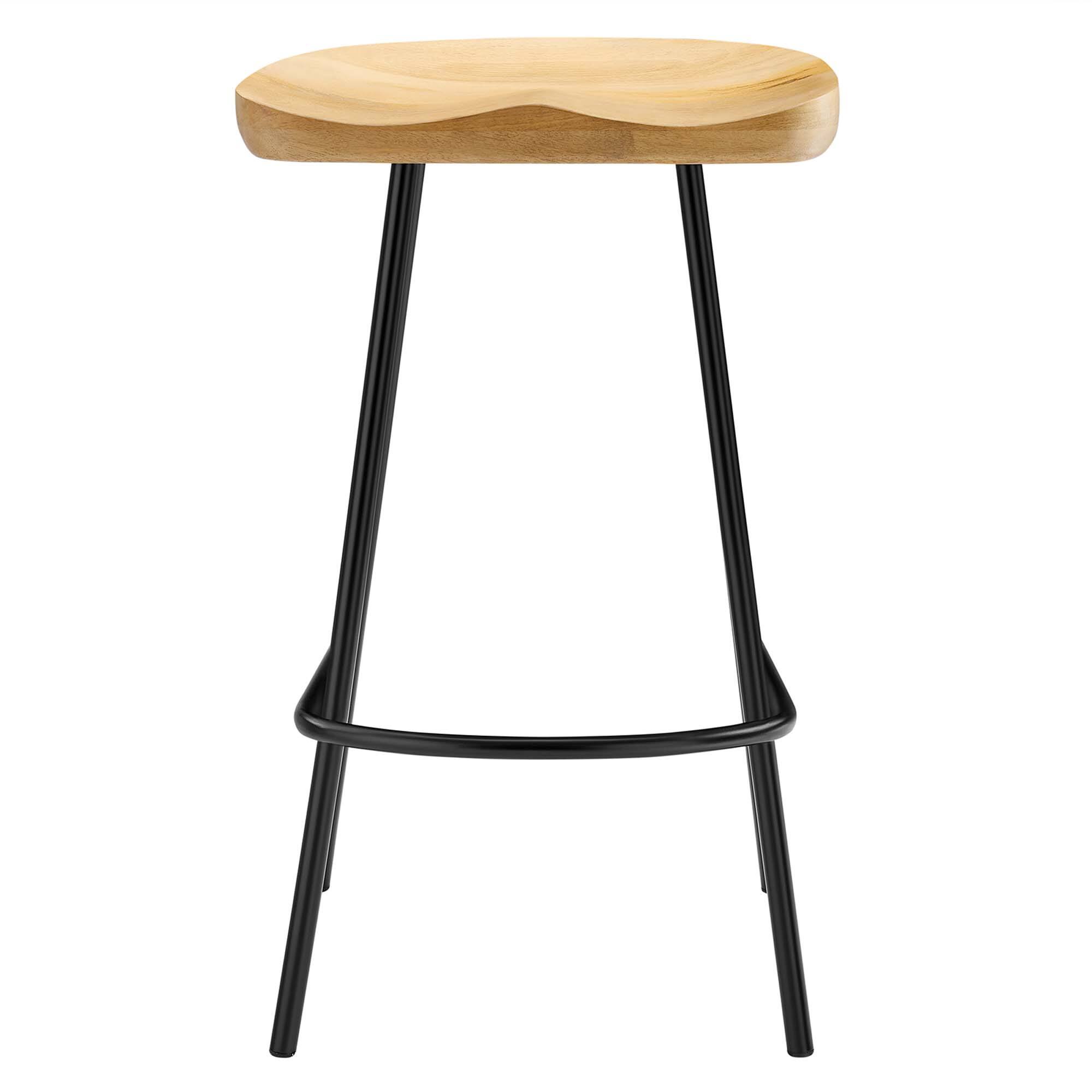 Alt View 3. Modway - Concord Backless Wood Counter Stools Set of 2 by Modway - 0.