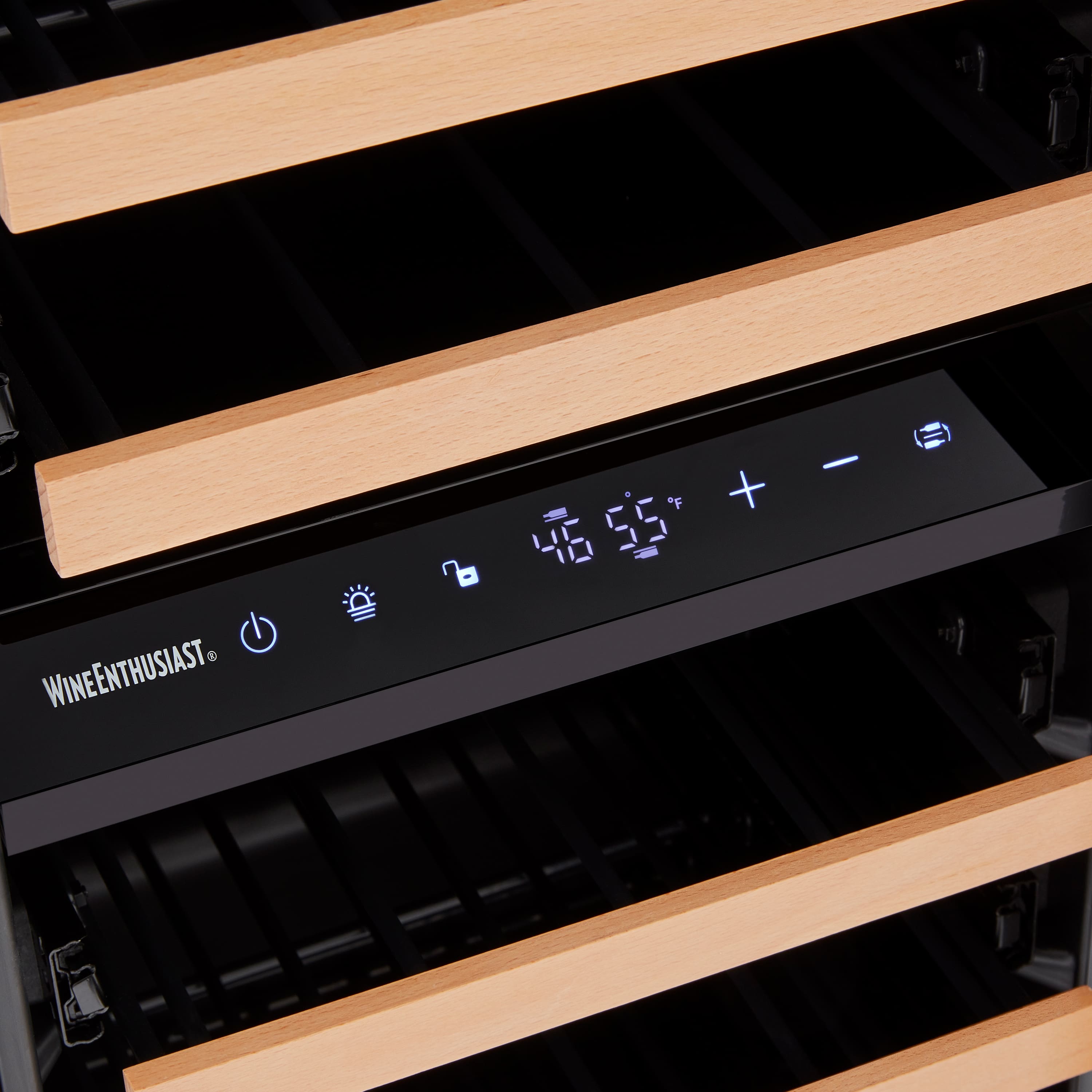 Alt View 11. Wine Enthusiast - S 15” Undercounter Dual Zone Wine Cellar, SS RH - Stainless Steel.