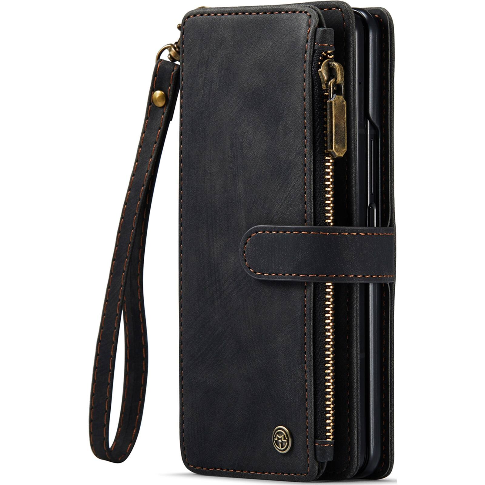 SaharaCase - Indy Series Wallet Case for Samsung Galaxy Z Fold6 - Scorpion Black