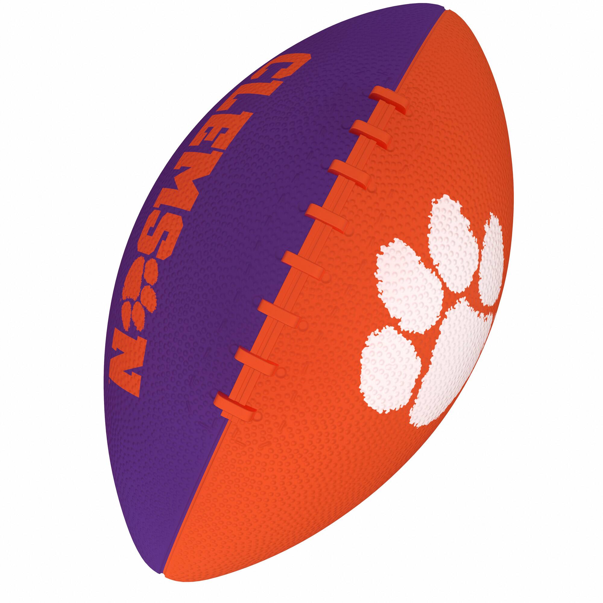 Alt View 3. Logo Brands - Clemson Tigers Pinwheel Logo Junior Football - Multicolor.