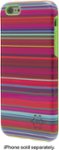 Front. Nanette Lepore - Hard Shell Case for Apple° iPhone° 6 and 6s - Multicolor Stripes.
