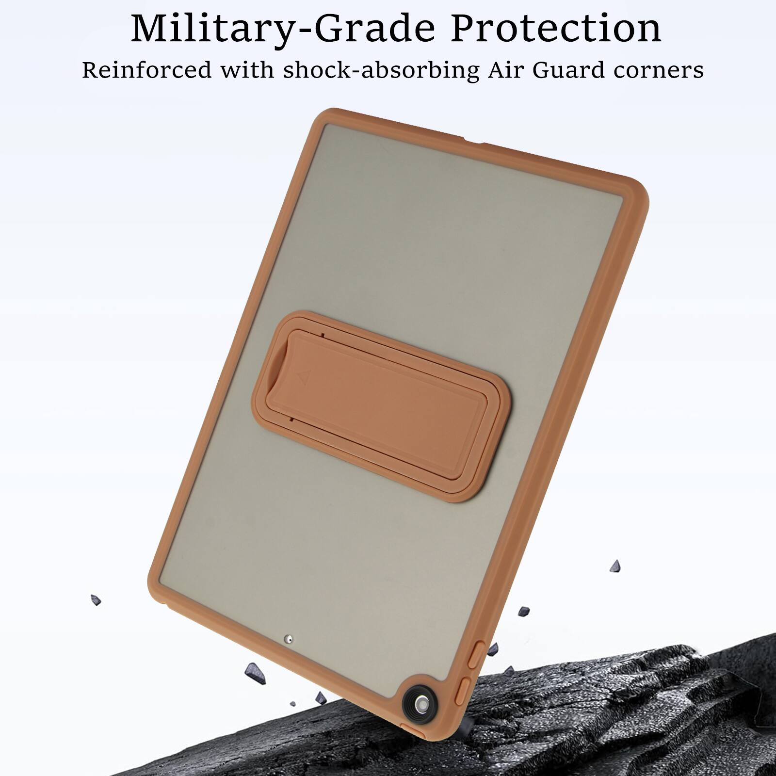 Military-Grade Protection  
Reinforced with shock-absorbing Air Guard corners