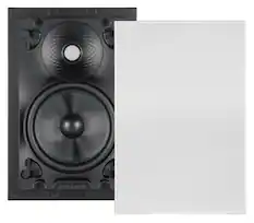 Front. Sonance - VX66 SST SINGLE SPEAKER - Visual Experience 6-1/2" 2-Way Rectangle Single Stereo In Wall Speaker (Each) - Paintable White.