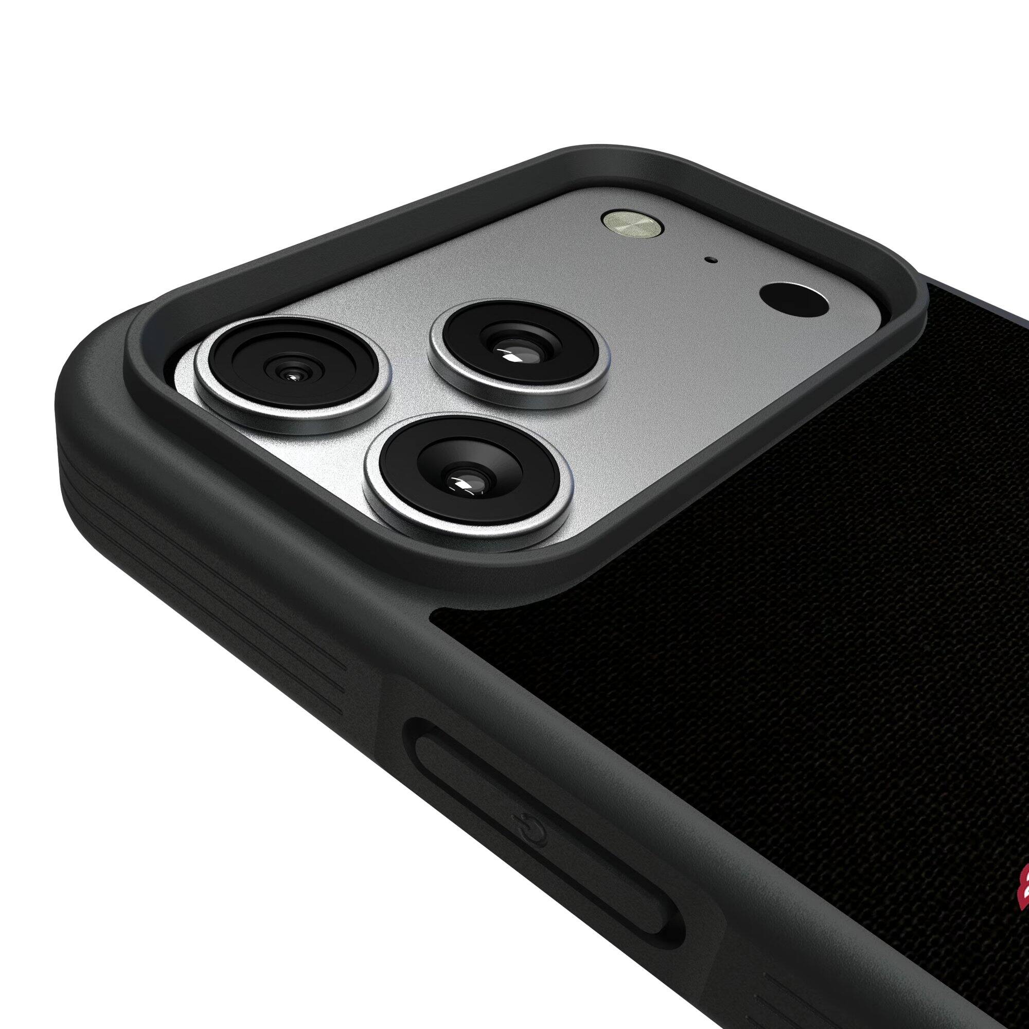 Alt View 2. Keyscaper - Arkansas Razorbacks Bump Case with 8.2ft Drop Protection - 15 Plus - Multicolor.