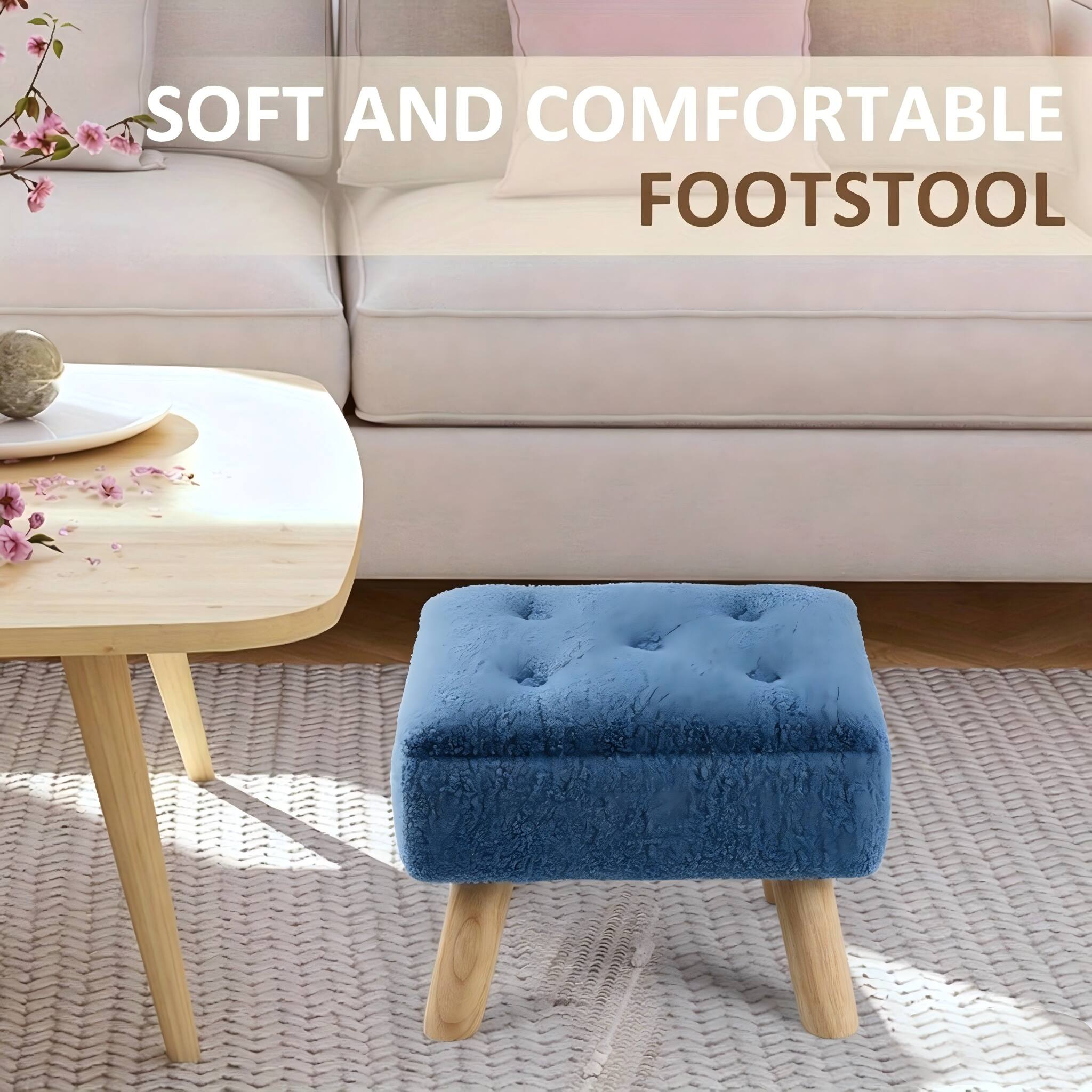 SOFT AND COMFORTABLE FOOTSTOOL