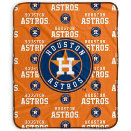 Pegasus - Houston Astros 50" x 60" Repeat Wordmark Fleece Blanket - Multicolor