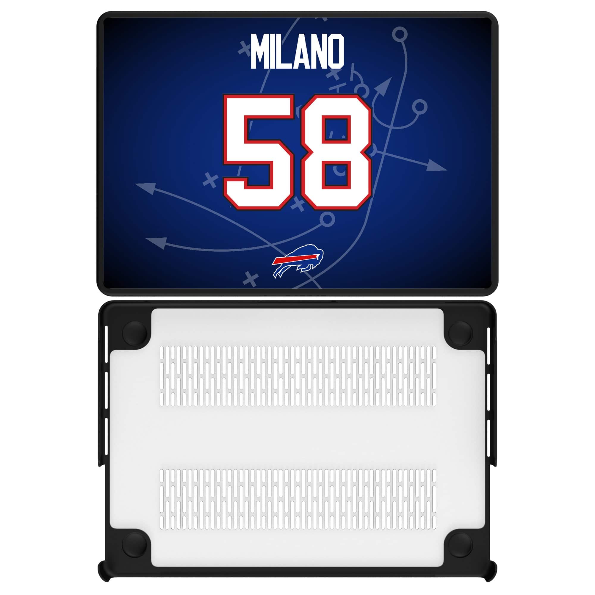 Keyscaper - Matt Milano Buffalo Bills MacBook Case - Pro 13 in - Multicolor