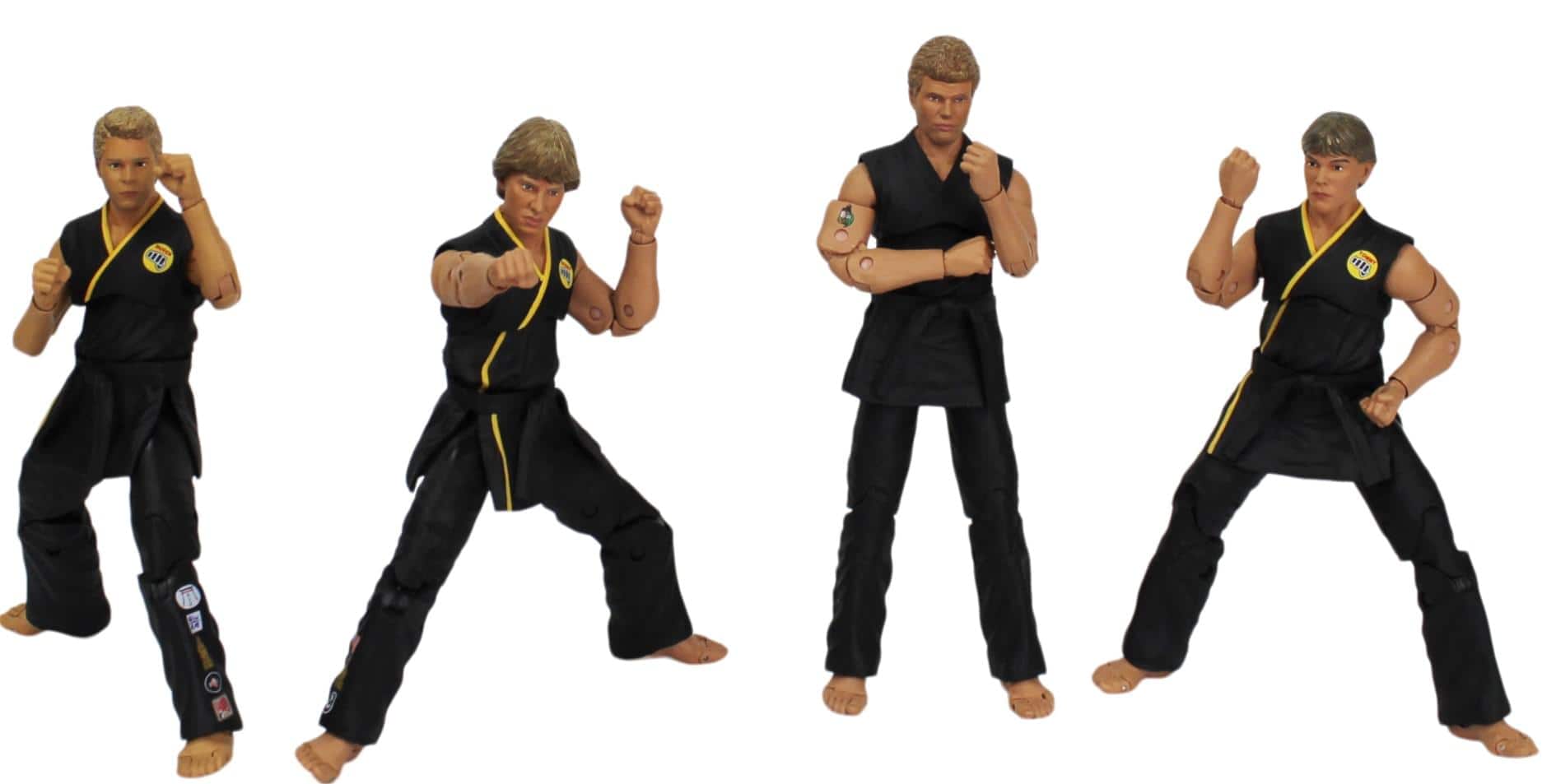 Icon Heroes - The Karate Kid Cobra Kai Competition Team Action Figure Box Set - Black