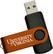 Front Standard. Tribeca - Swivel Virginia 8GB USB 2.0 Flash Drive.