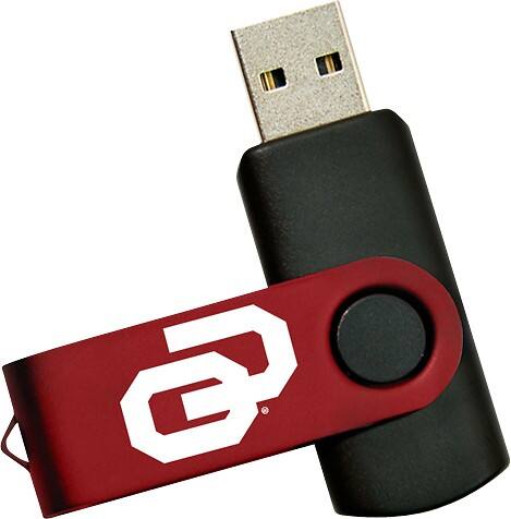 Front Standard. Tribeca - Swivel Oklahoma 4GB USB 2.0 Flash Drive.