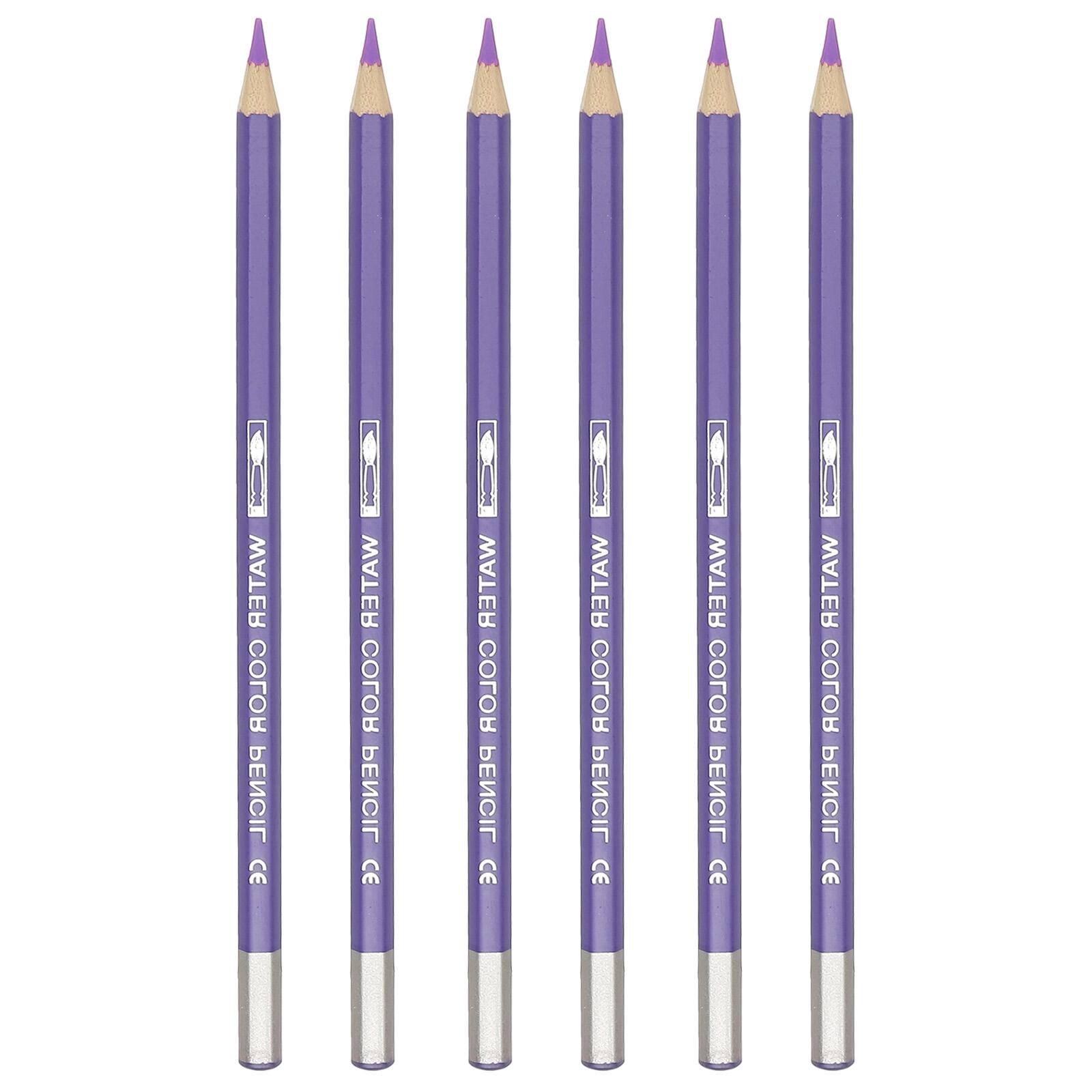 Unique Bargains - Watercolor Pencil, 6Pcs Water Soluble Pencils for Blending, Coloring, Sketch Drawing, Painting - Light Purple price history on PriceWatchPro