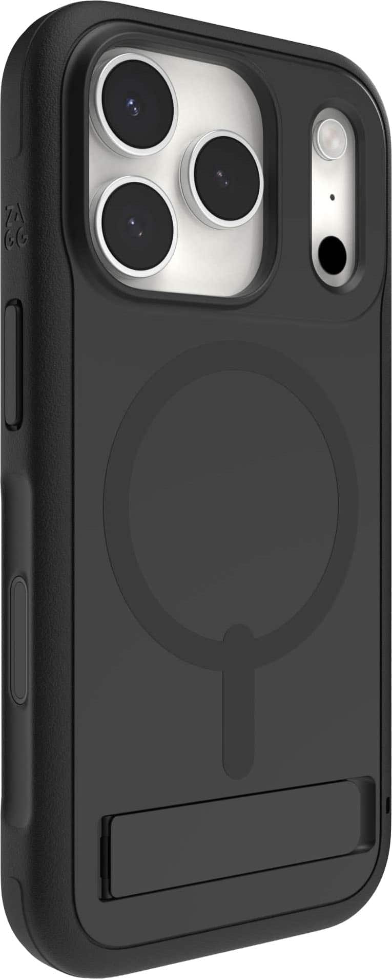 ZAGG - Sedona Snap Case with Kickstand for Apple iPhone 17 Pro - Pitch Black