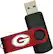 Front Standard. Tribeca - Swivel University of Georgia 8GB USB 2.0 Flash Drive.
