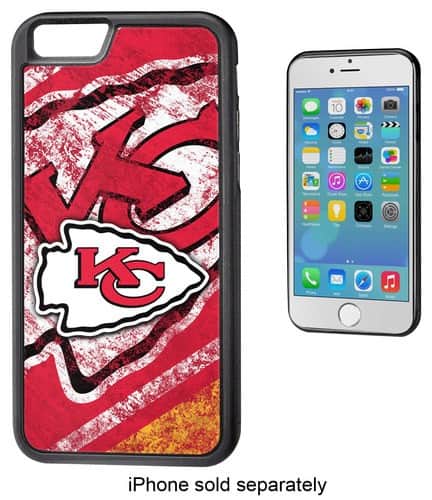 Front. Team ProMark - NFL Kansas City Chiefs Bumper Case for Apple® iPhone® 6 - Black.