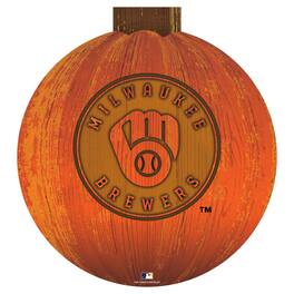 Fan Creations - 12'' Pumpkin Sign - Orange