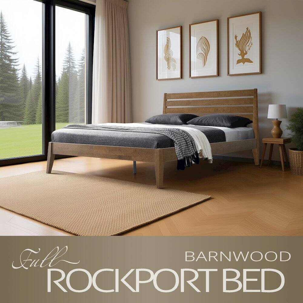 Full BARNWOOD ROCKPORT BED