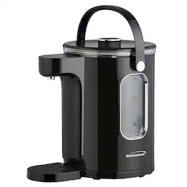 Brentwood - Kt-2230dbk 1,100-watt 3-l Digital Glass Instant Hot Water Dispenser With Tea Infuser, Kt-2230bk - Black
