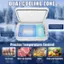 DUAL COOLING ZONE
Refrigerated Area: 10"x6.5"x8"
Freezing Area: 13.5"x10"x0"x15"
Precise Temperature Control
Ice Cream: 14F~0.4F (-10C~-18C)
Meat and Seafood: 26.6F~0.4F (-3C~-18C)
Beers: 39.2"F~50F
Fruits and Vegetables: 32"F50"F (4C~10C)