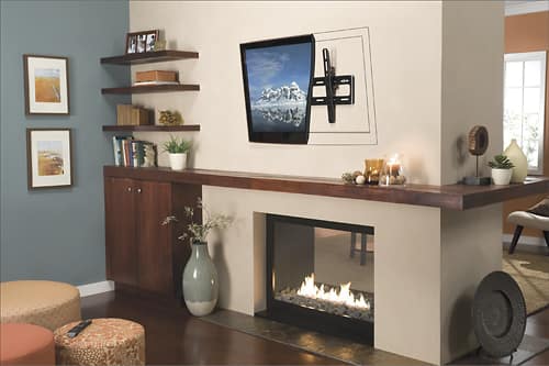 Alt View 1. Sanus - Tilting Wall Mount for 32-70"FlatPanel TVs - Black.