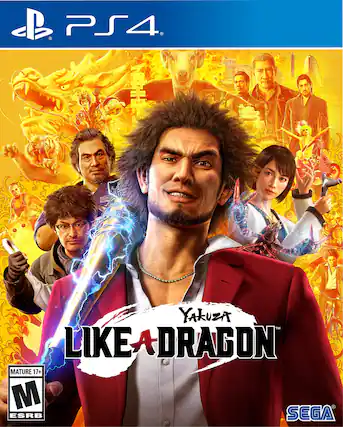 Yakuza Like a Dragon PS4 Mature 17+ ESRB SEGA - M (Mature 17+)
