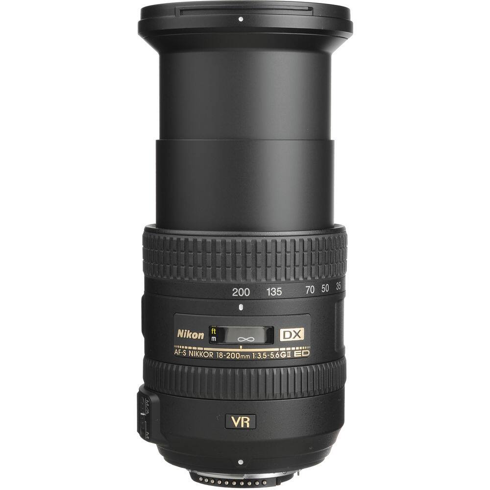 200 135 70 50 35 ft Nikon DX AF-S NIKKOR 18-200mm 1:3.5-5.6G II ED VR