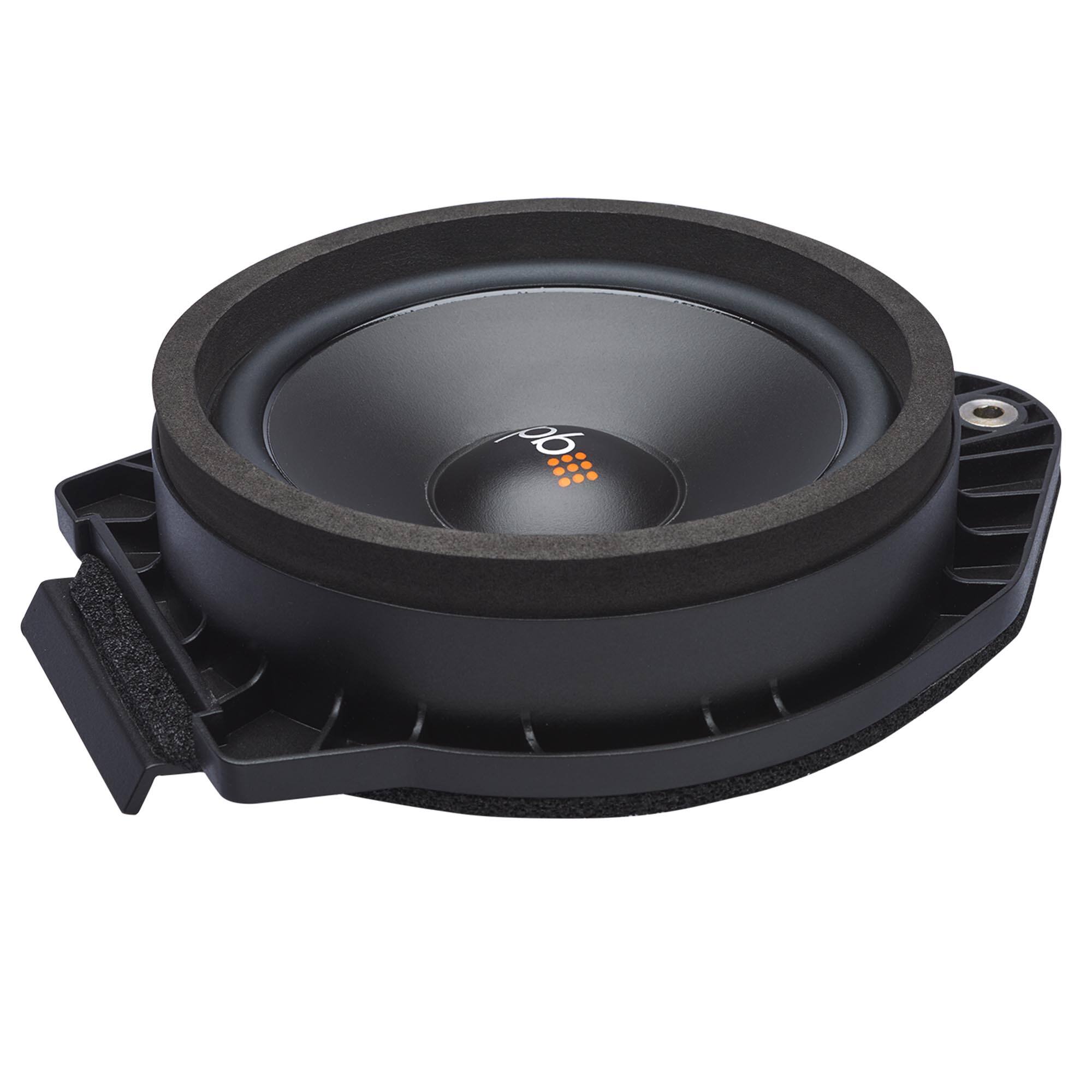 Alt View 1. Powerbass - PowerBass OE65C-GM - 6.5" Direct Fit - GMC OEM Component Speaker Upgrade Kit / 60 Wrms - 120Wmax - Pair - Black/Gray.