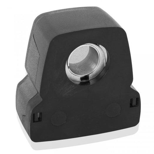 Angle. NVX - Universal Positive/Negative Car Battery Terminal with Single 1/0 to 4-Gauge and Dual 4 to 8-Gauge Outputs - Black.