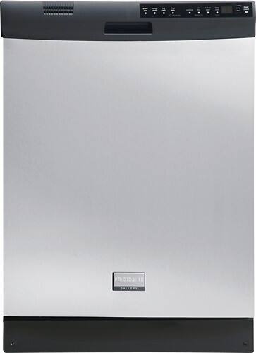 Front Standard. Frigidaire - Gallery 24" Tall-Tub Built-In Dishwasher - Stainless-Steel.