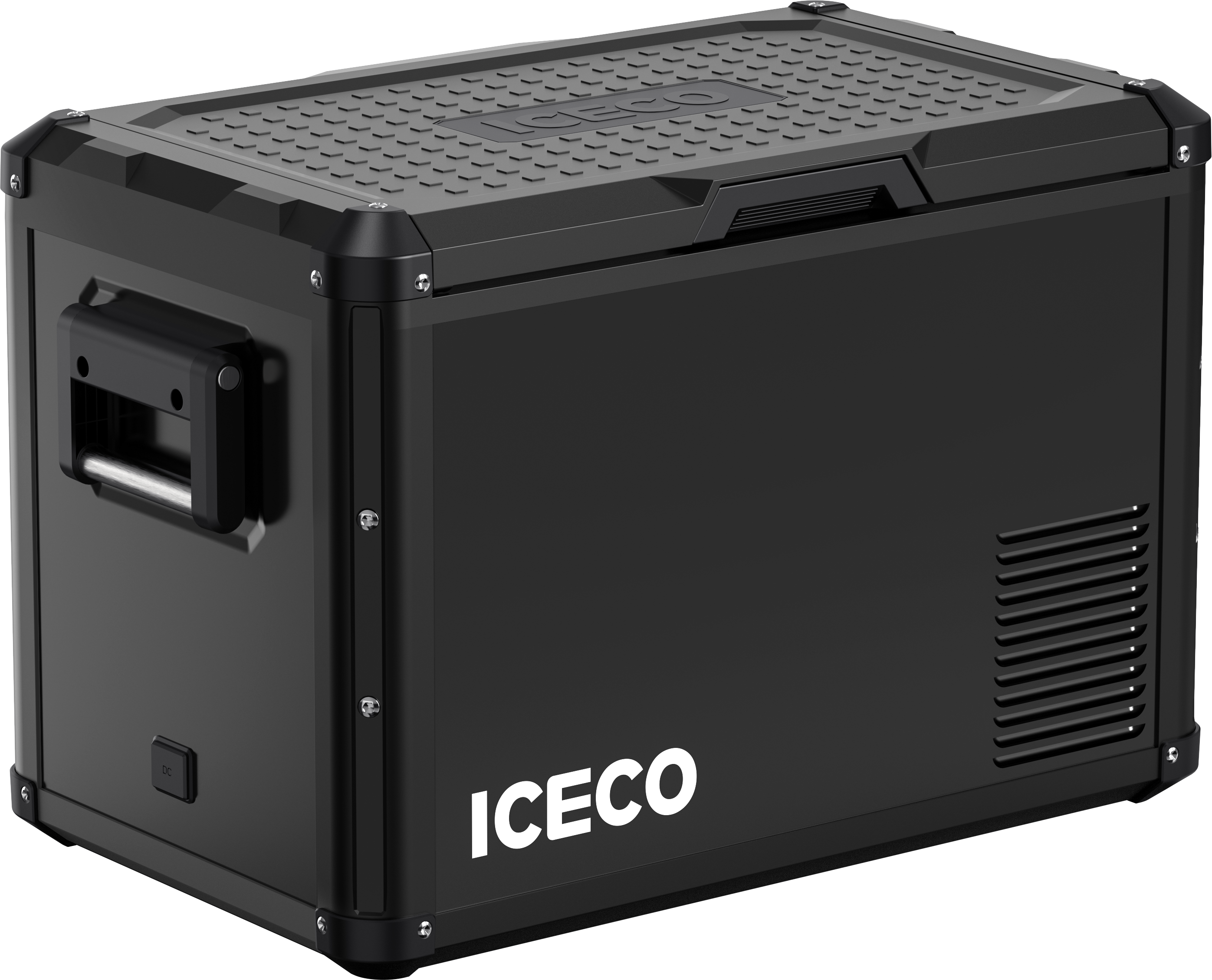 Back. ICECO - VL45 Pro Dual Zone 45QT Portable Cooler Black - Black.