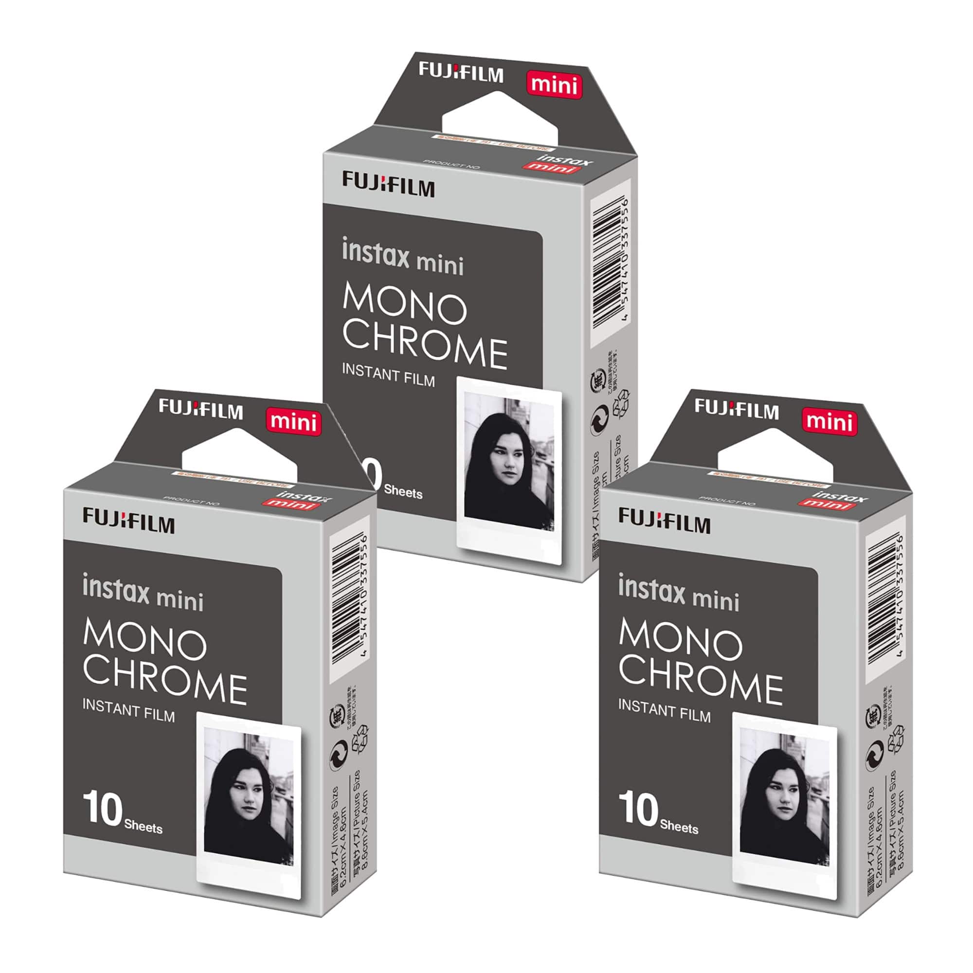 Fujifilm - Instax Mini Monochrome Film (10 Exposures, Credit Card-Sized) 3-Pack price history on PriceWatchPro