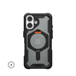 UAG - Plasma XTE Series Case with Magsafe for Apple iPhone 16 - Black/Orange