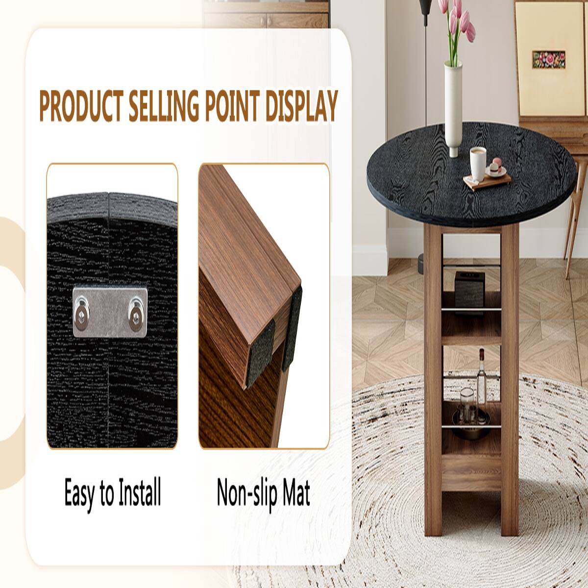 PRODUCT SELLING POINT DISPLAY

Easy to Install

Non-slip Mat