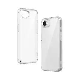 Qixxronics - Transparent Case for iPhone 17e Shockproof Phone Case - Clear