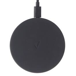 Verizon - 15W Qi Wireless Charging Pad - Compact Wireless Charger - Black