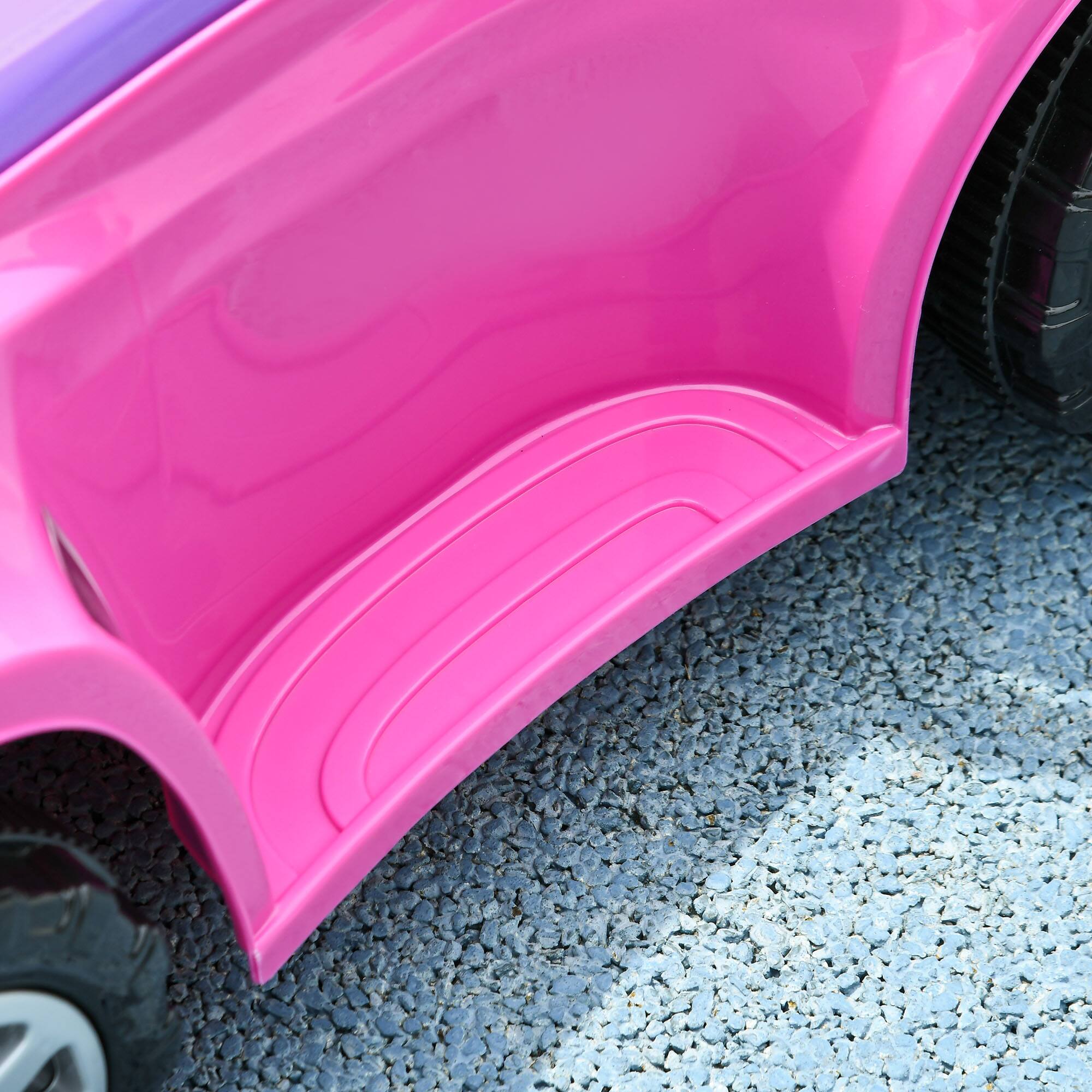 Alt View 7. Qaba - in 1 Push Car Sliding Car with Removable Handle, Music, Horn, Canopy.