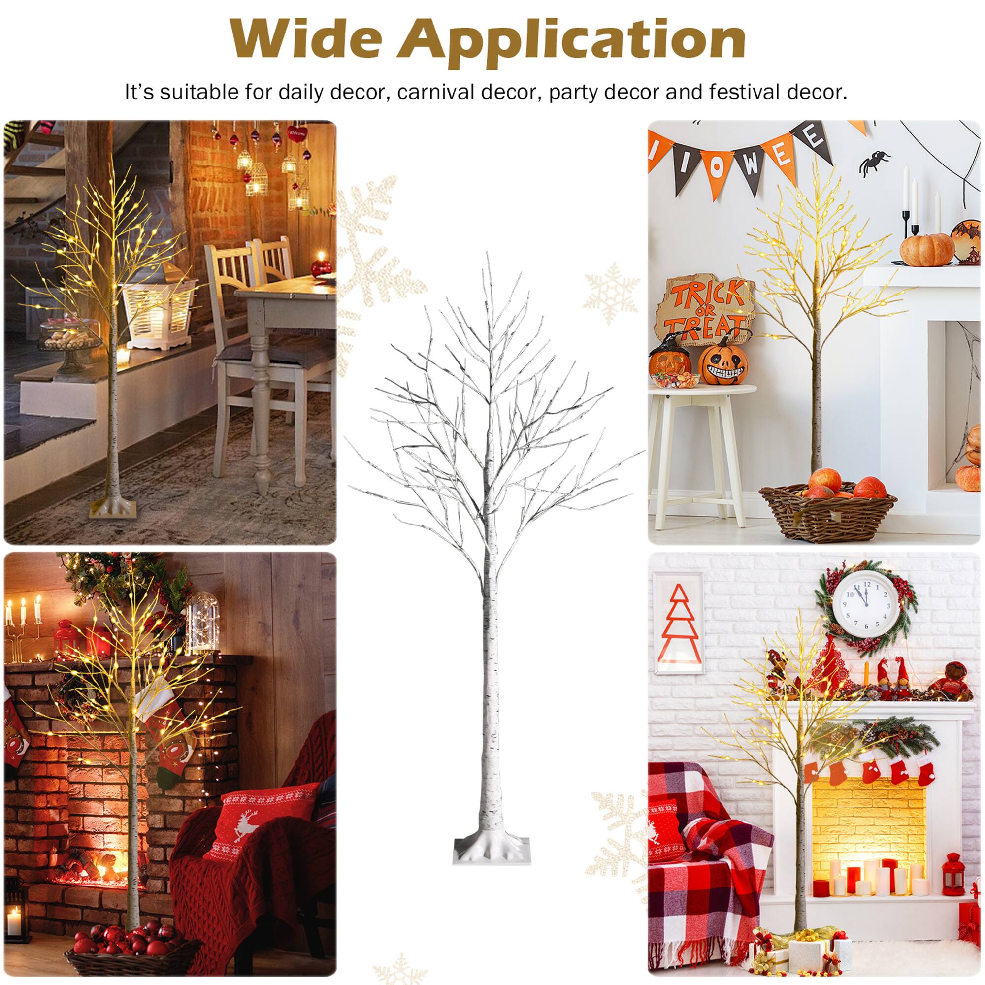 Wide Application

It's suitable for daily decor, carnival decor, party decor and festival decor.