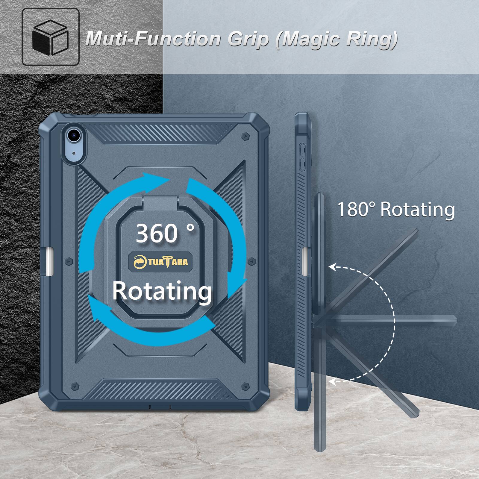 Multi-Function Grip (Magic Ring)  
360° Rotating  
180° Rotating