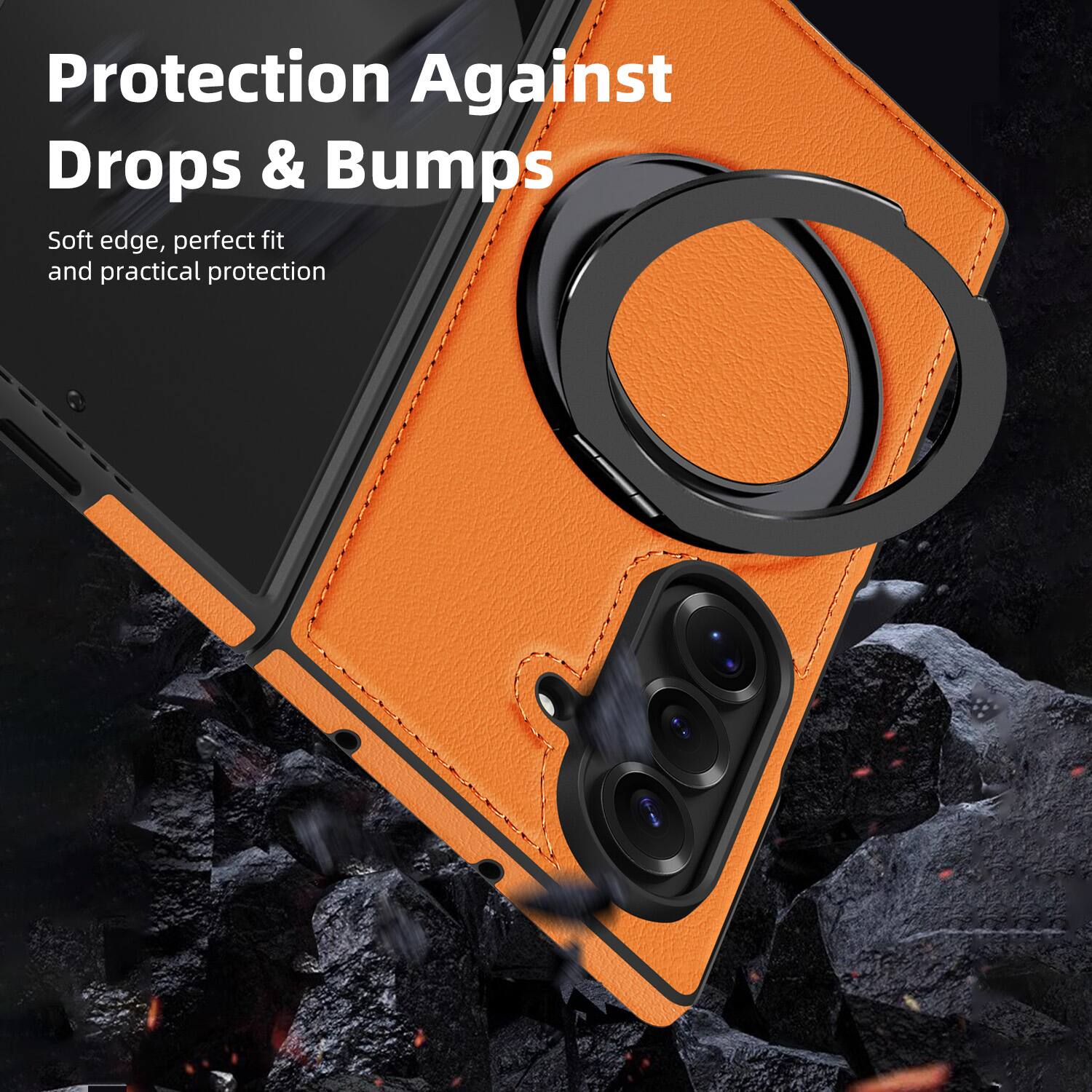 Protection Against Drops & Bumps  
Soft edge, perfect fit and practical protection