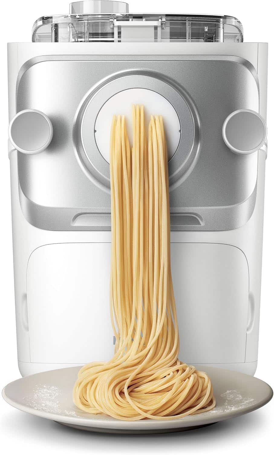 Front. Philips - 7000 Series Pasta Maker, ProExtrude Technology 150W, 8 discs,Prepare up to 8 Portions - White - white.