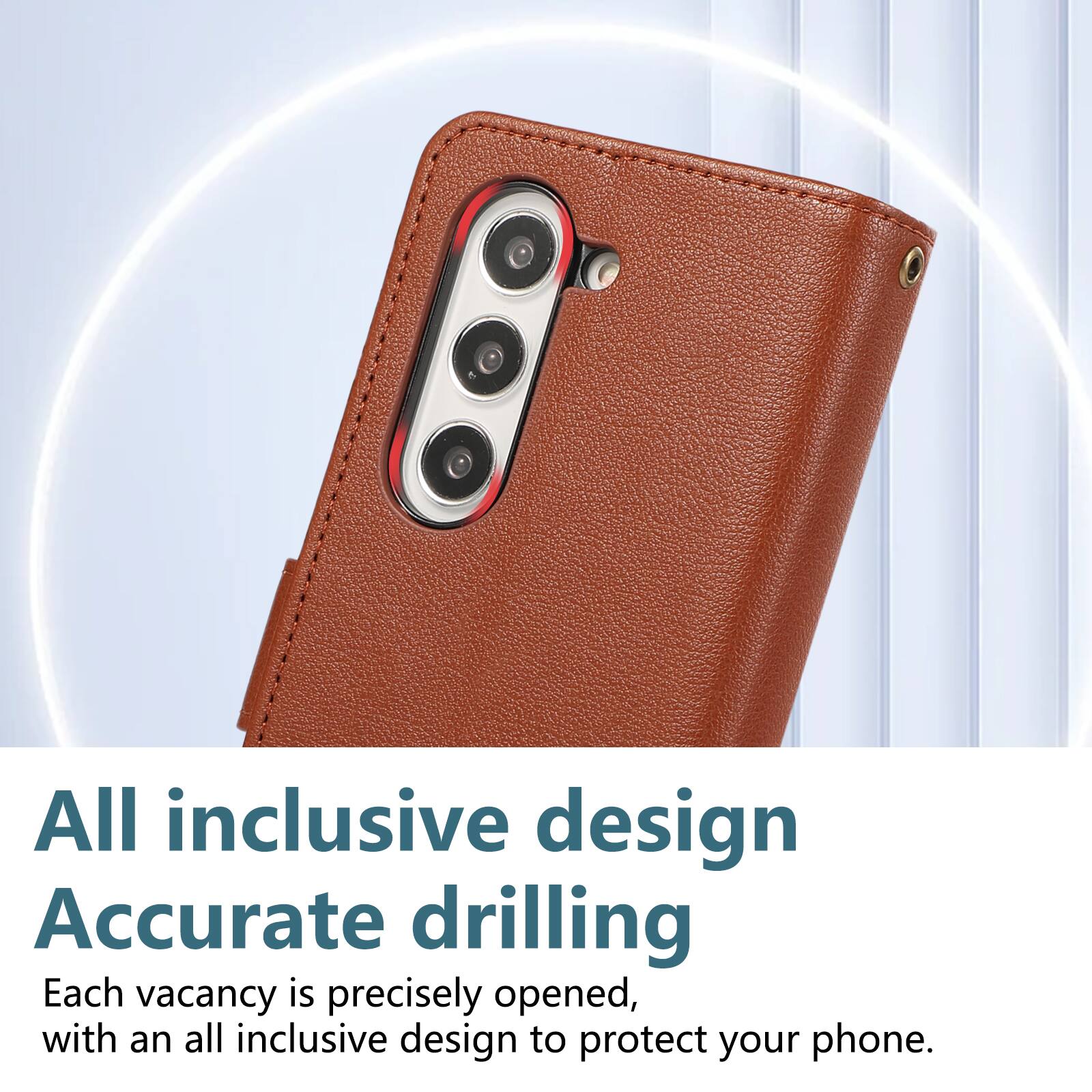All inclusive design  
Accurate drilling  
Each vacancy is precisely opened, with an all inclusive design to protect your phone.